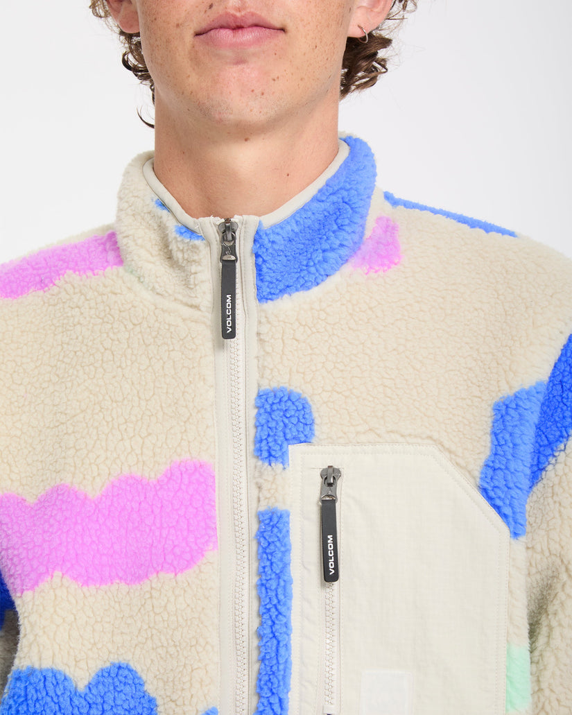 Chaqueta Carrau Fuzzar Zip Sherpa - Multi