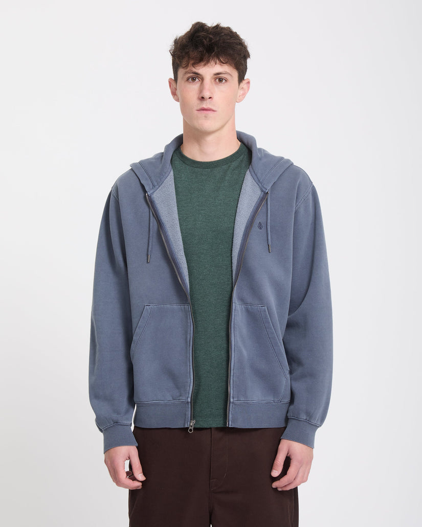 Sudadera con cremallera Single Stone - Storm Blue