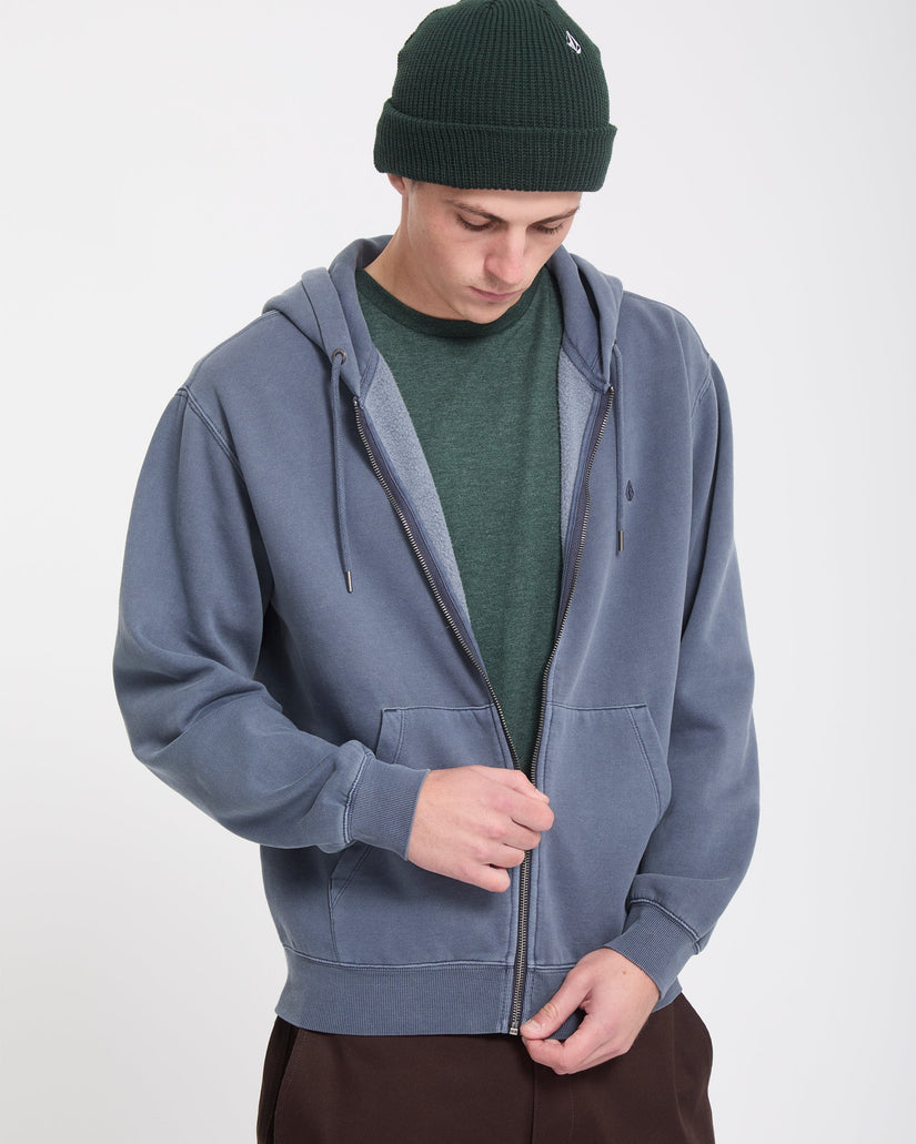 Sudadera con cremallera Single Stone - Storm Blue