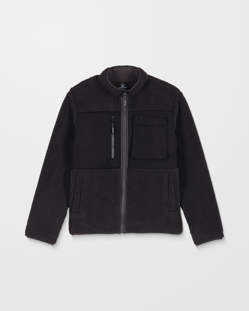 Sudadera Con Cremallera Storm Stone - Asphalt Black