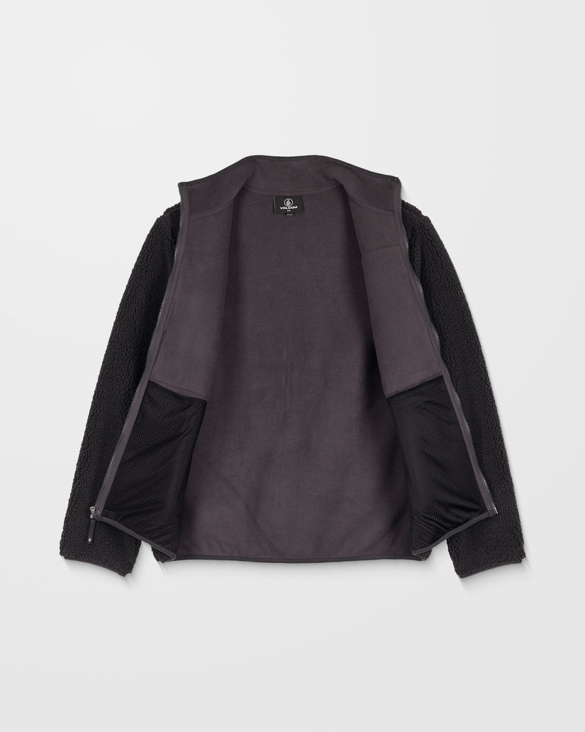 Sudadera Con Cremallera Storm Stone - Asphalt Black