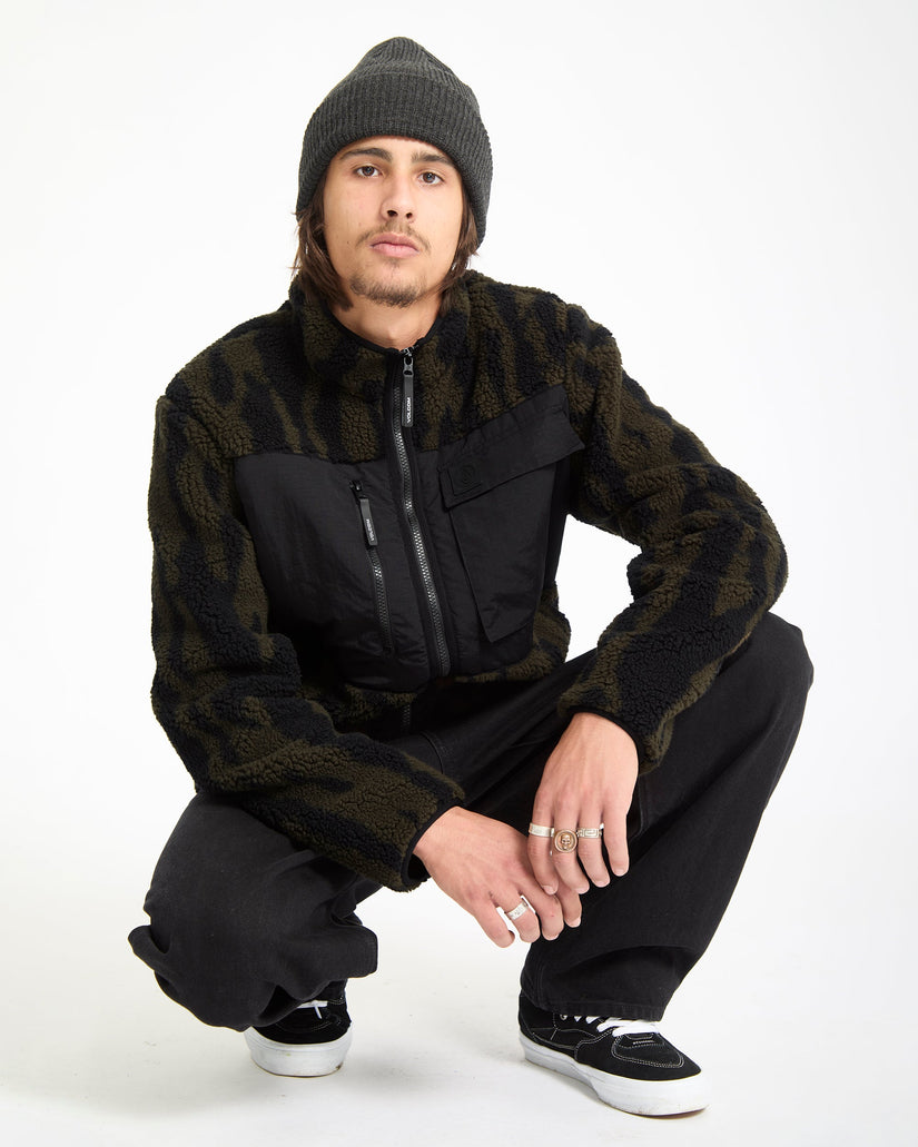 Sudadera Con Cremallera Storm Stone - Sage Leaf