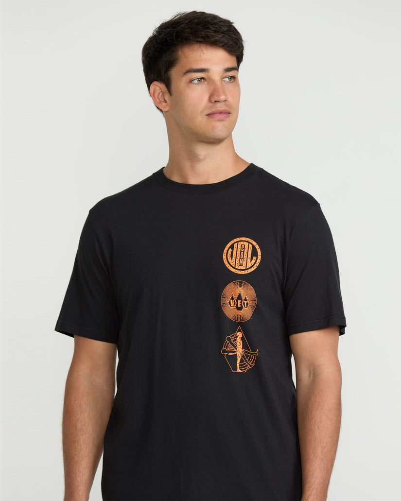 Camiseta Distance - Antique Black