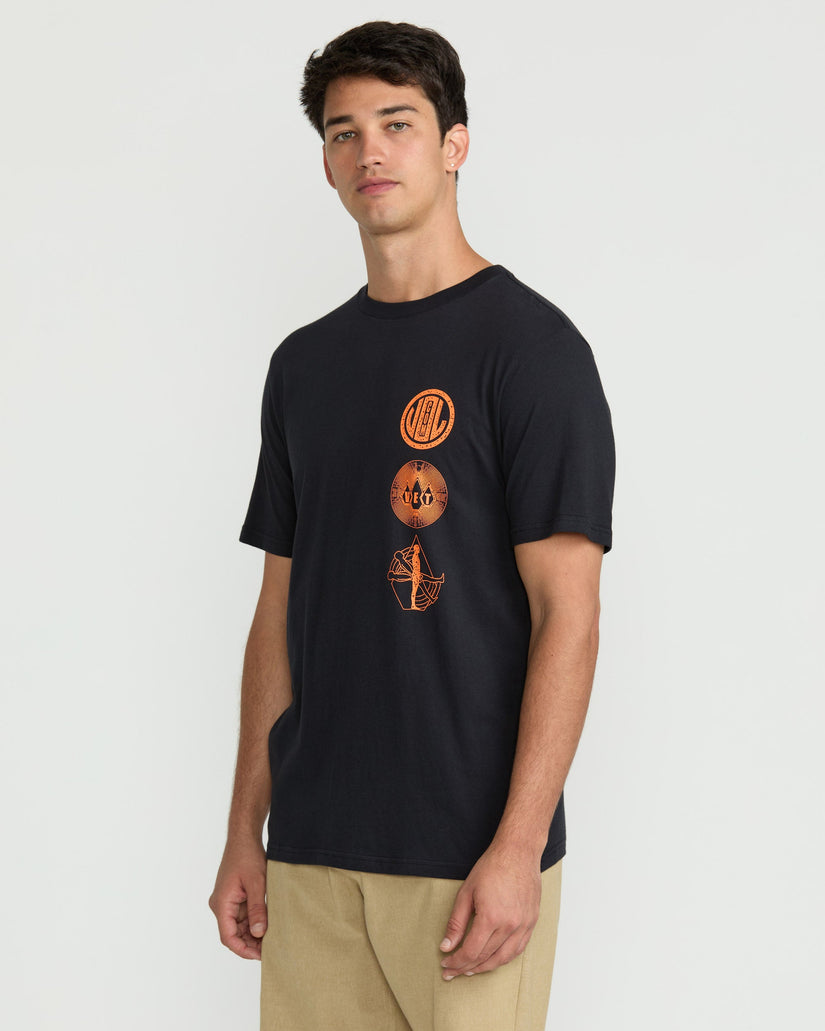 Camiseta Distance - Antique Black