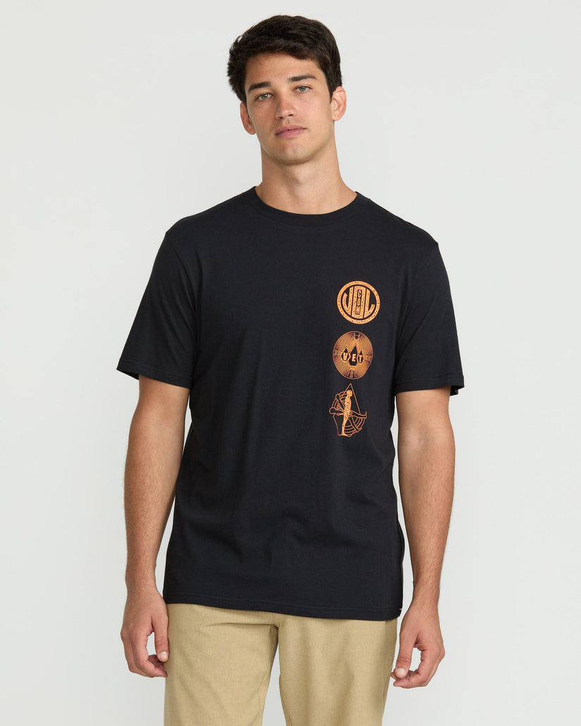 Camiseta Distance - Antique Black