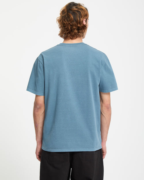 Camiseta Solid Stone - Blue Wash
