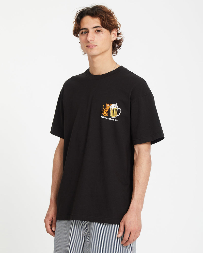 Camiseta Curious Cat - BLACK