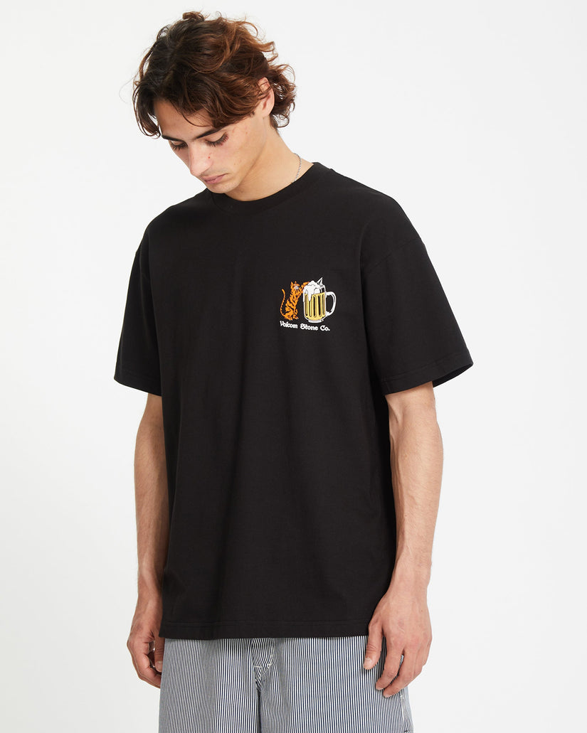 Camiseta Curious Cat - BLACK