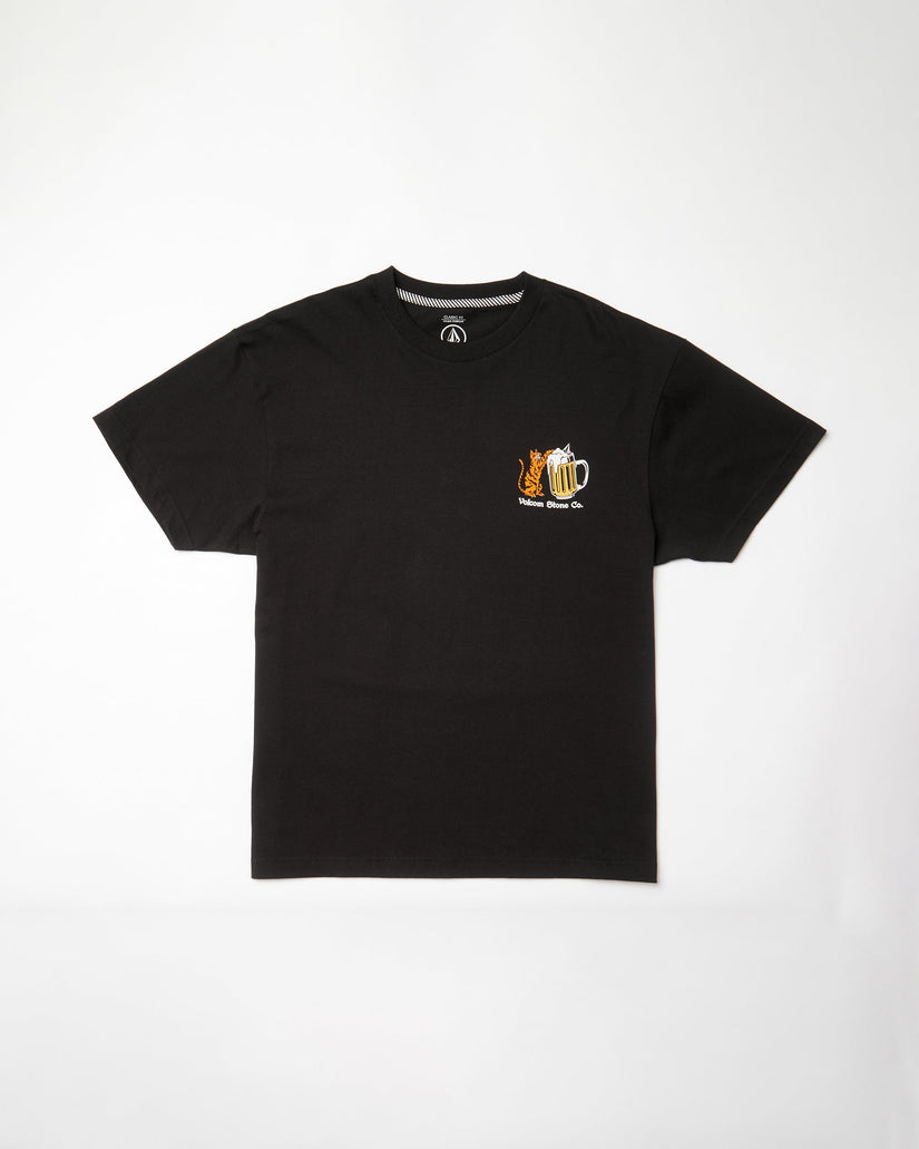 Camiseta Curious Cat - BLACK