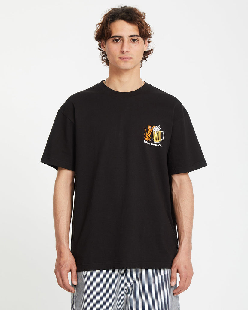 Camiseta Curious Cat - BLACK