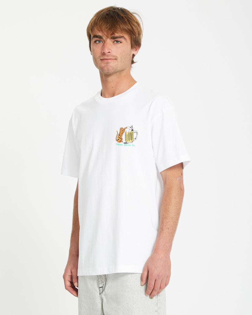 Camiseta Curious Cat - WHITE