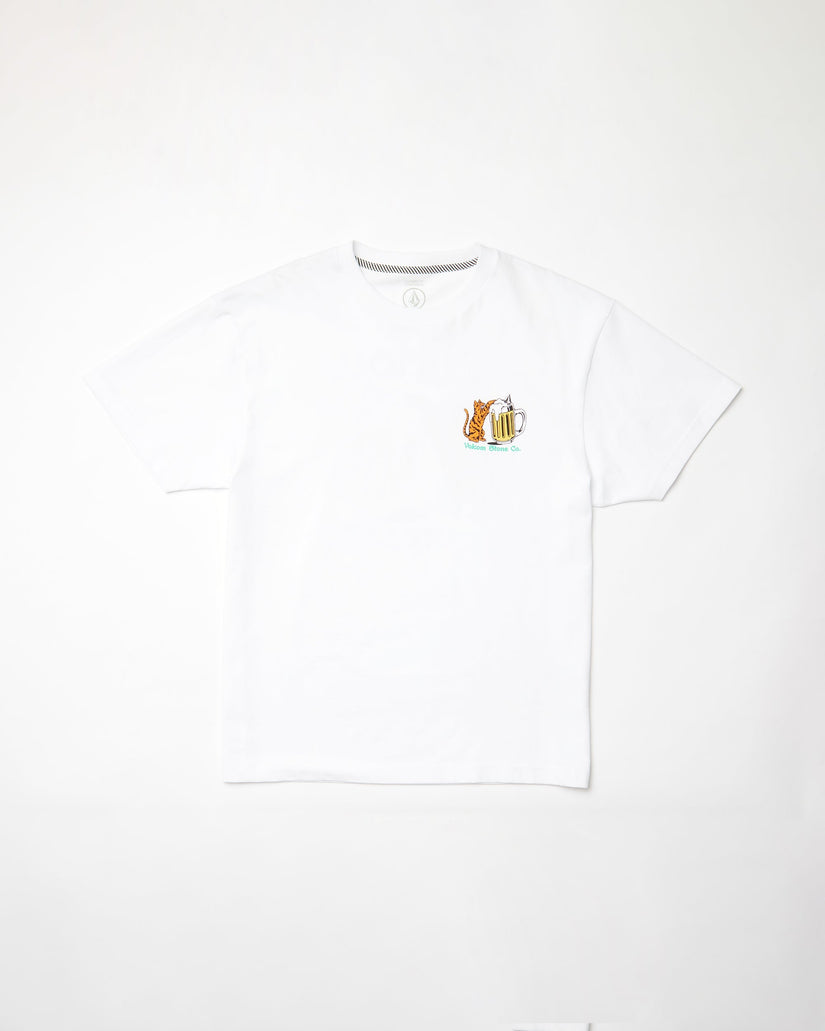 Camiseta Curious Cat - WHITE