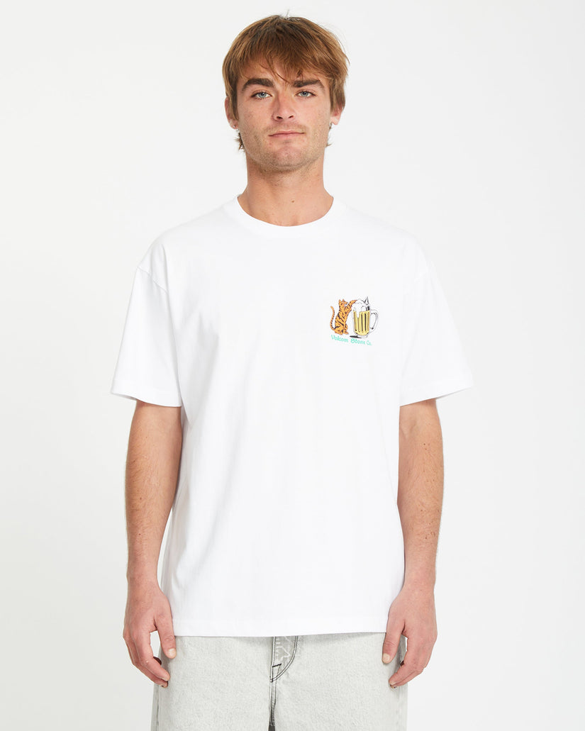 Camiseta Curious Cat - WHITE