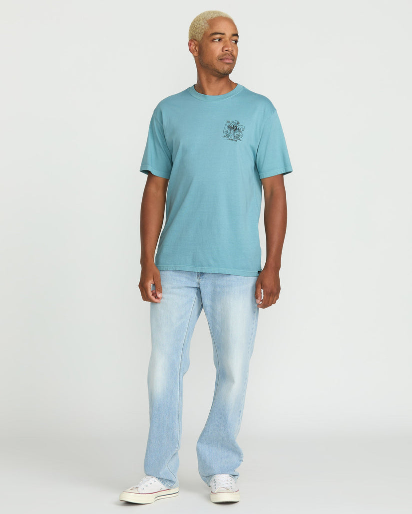 Camiseta Rat Bar - Used Blue