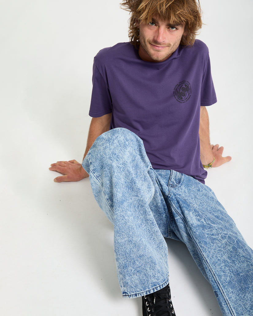 Camiseta Circlepalm - Dark Purple