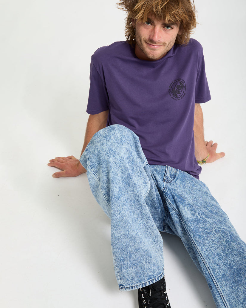Camiseta Circlepalm - Dark Purple