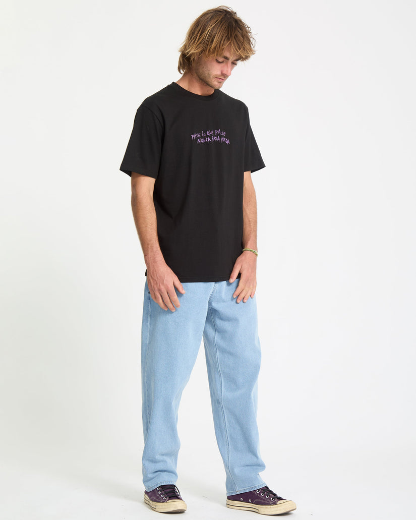 Camiseta Nunca Pasa - Black