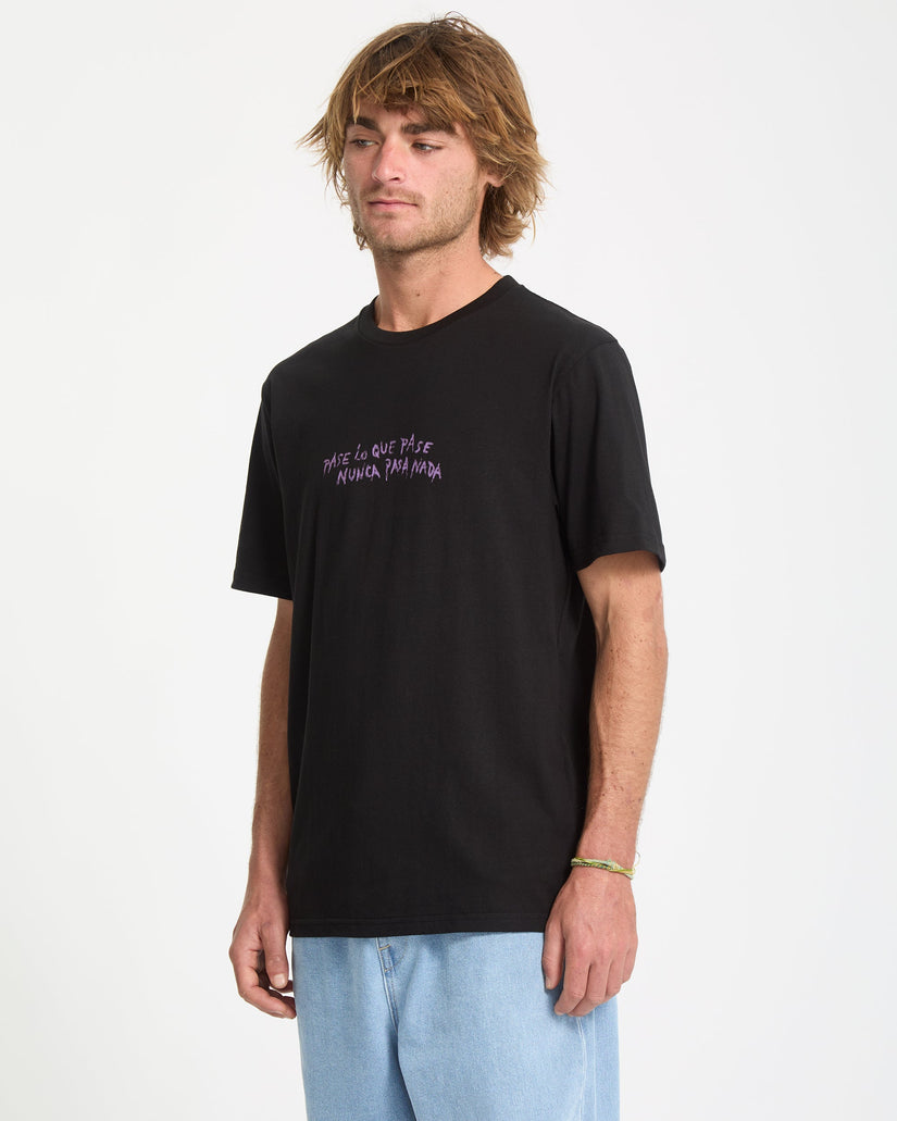 Camiseta Nunca Pasa - Black