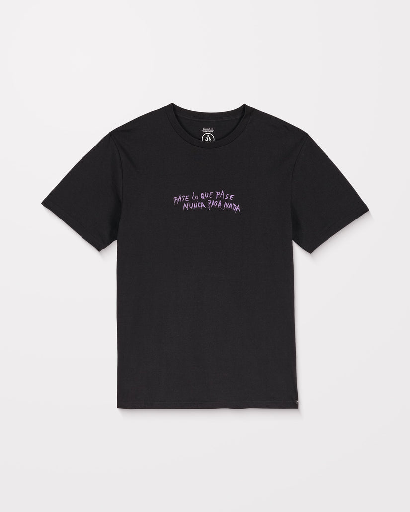 Camiseta Nunca Pasa - Black