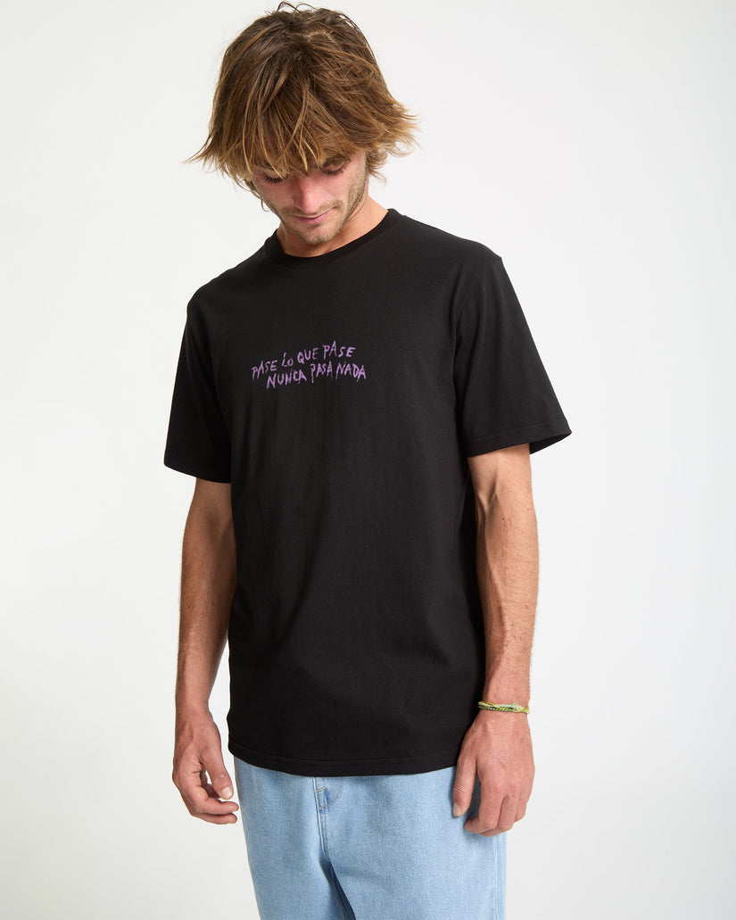 Camiseta Nunca Pasa - Black