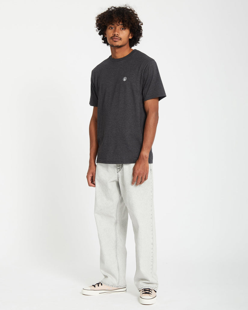 Camiseta Circle Blanks - Heather Black