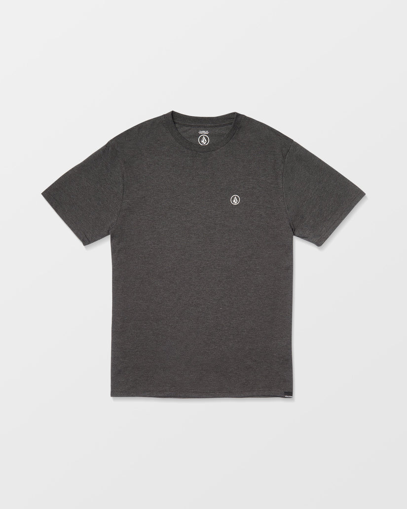 Camiseta Circle Blanks - Heather Black