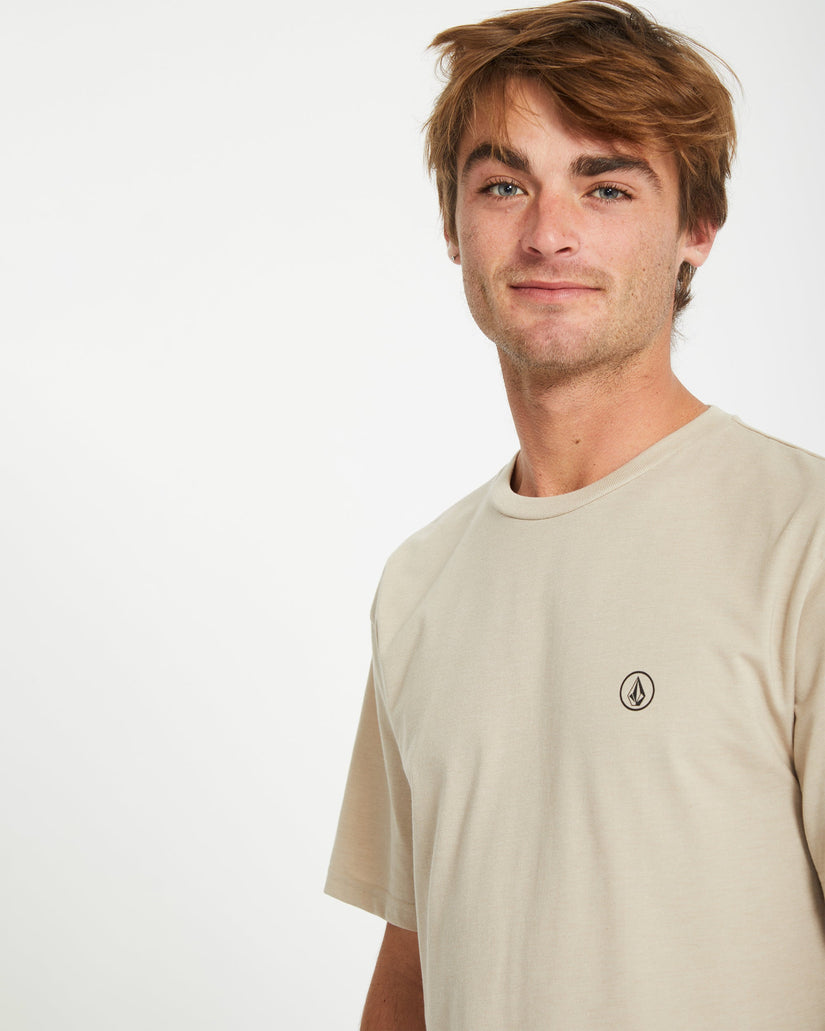 Camiseta Circle Blanks - LIGHT KHAKI