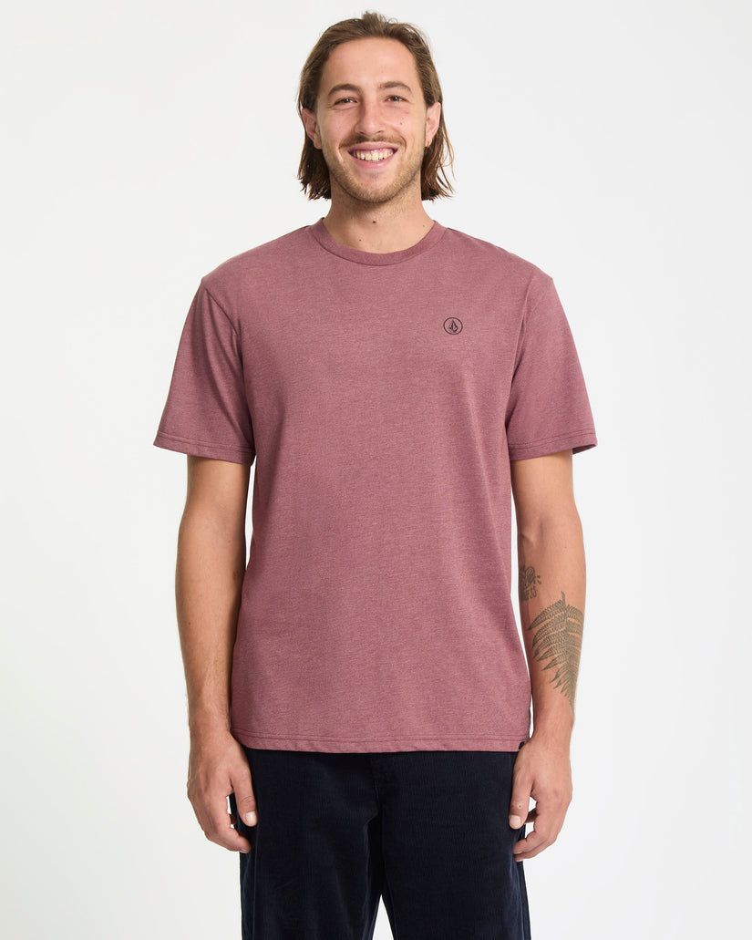 Camiseta Circle Blanks - Merlot