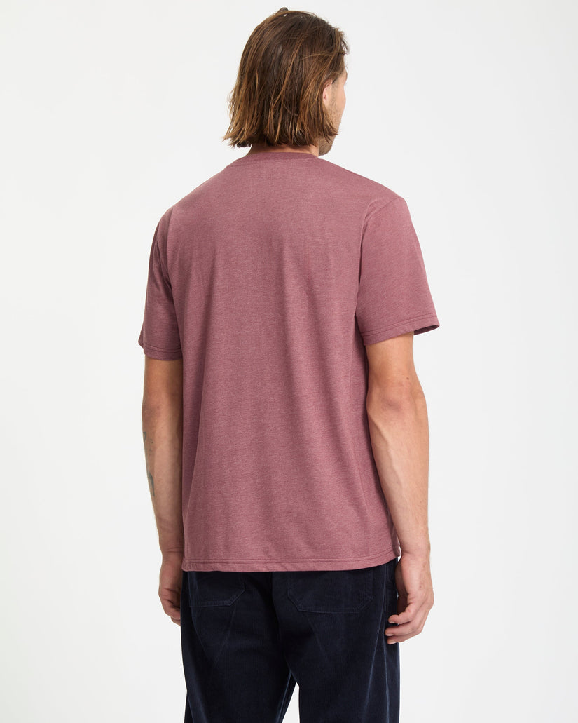 Camiseta Circle Blanks - Merlot