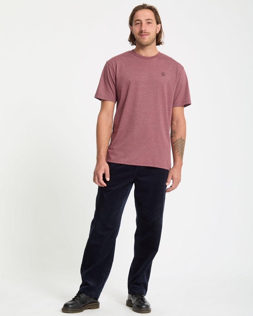 Camiseta Circle Blanks - Merlot