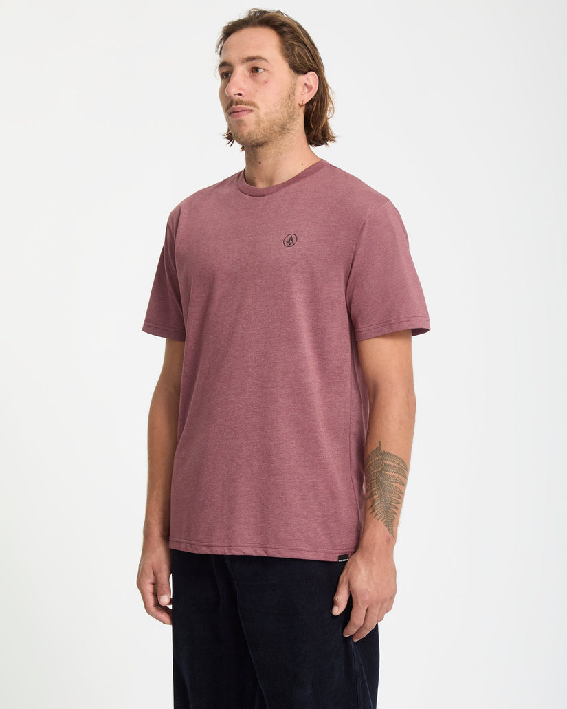 Camiseta Circle Blanks - Merlot