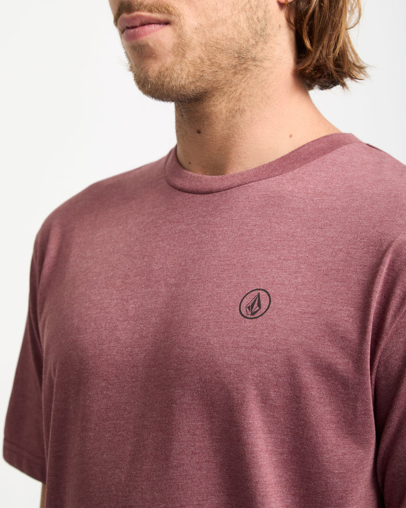 Camiseta Circle Blanks - Merlot