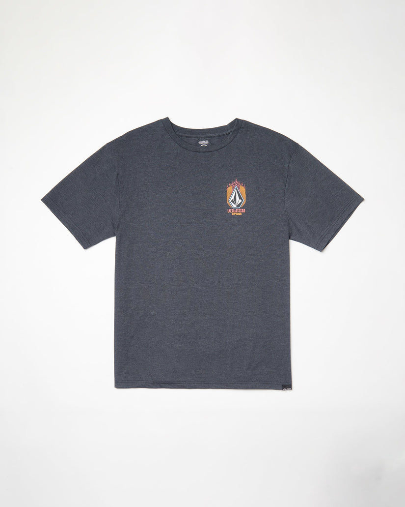Camiseta Draggin Stone - HEATHER BLACK