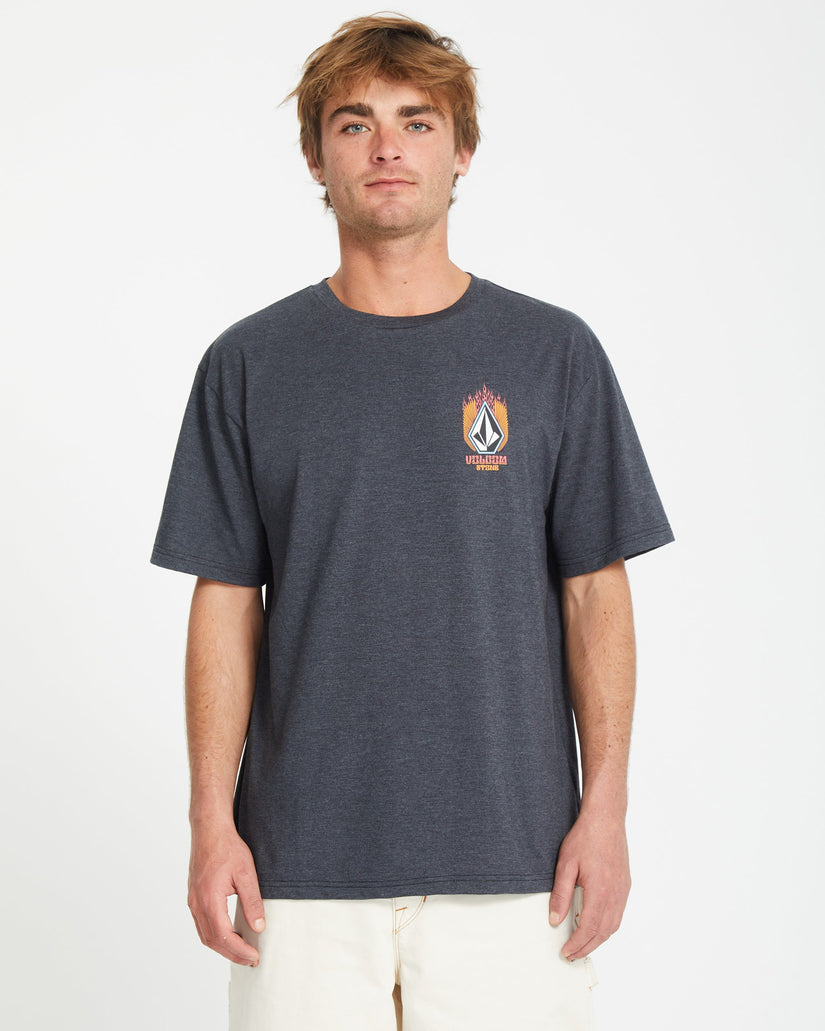 Camiseta Draggin Stone - HEATHER BLACK
