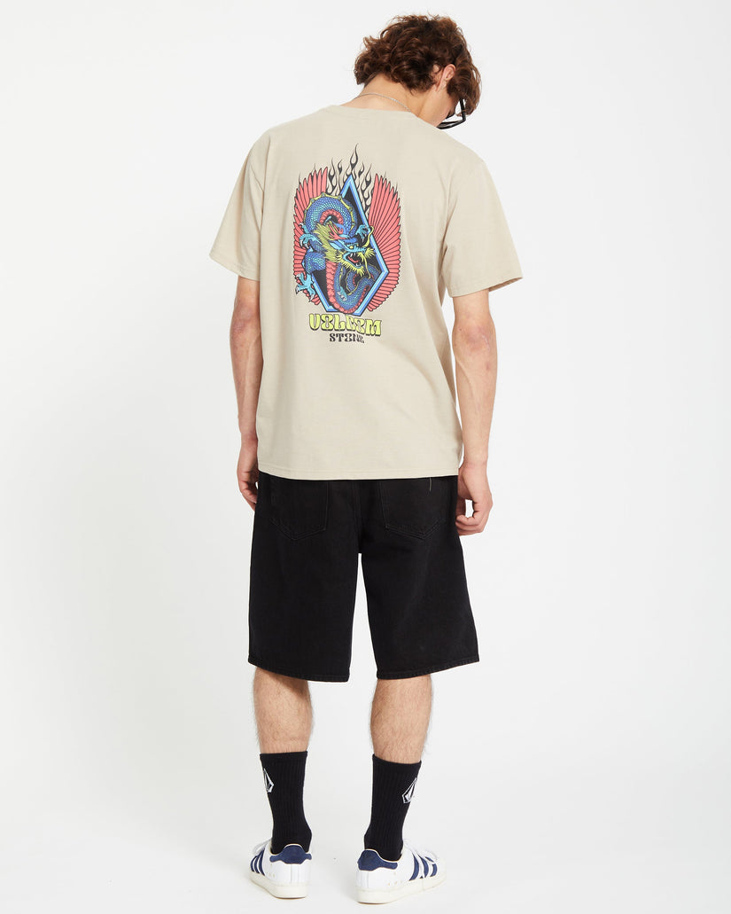 Camiseta Draggin Stone - LIGHT KHAKI