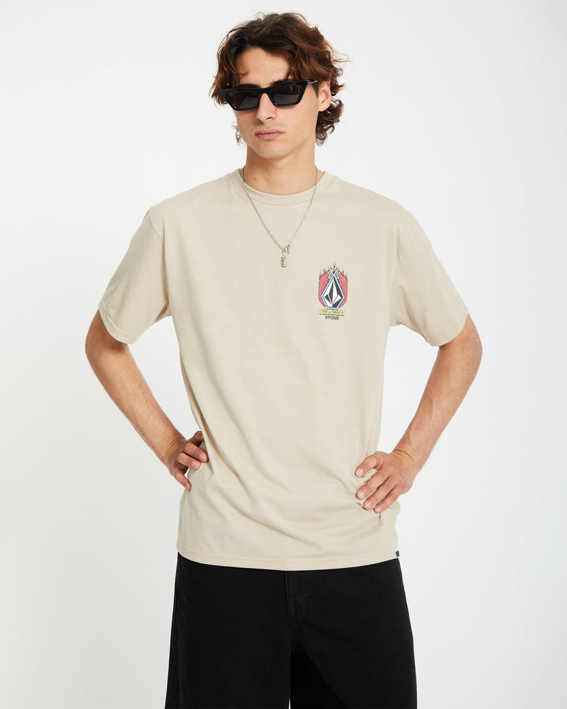 Camiseta Draggin Stone - LIGHT KHAKI