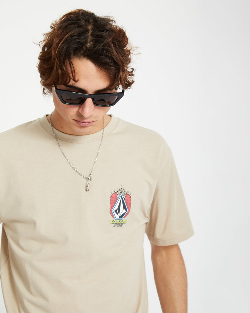 Camiseta Draggin Stone - LIGHT KHAKI