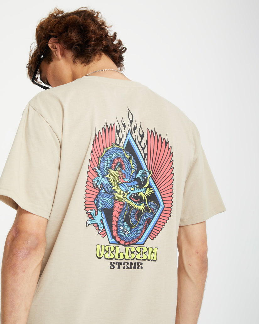 Camiseta Draggin Stone - LIGHT KHAKI