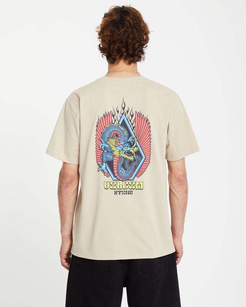 Camiseta Draggin Stone - LIGHT KHAKI