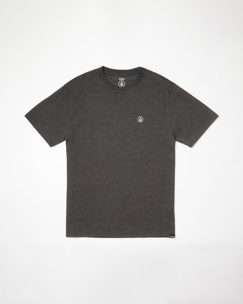 Camiseta Circle Blanks - Heather Black