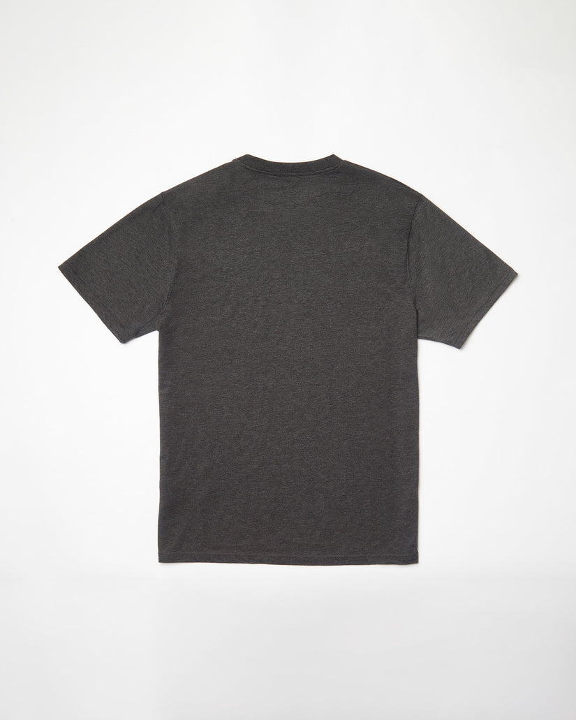 Camiseta Circle Blanks - Heather Black