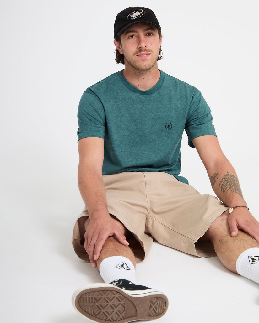 Camiseta Circle Blanks - Rifle Green