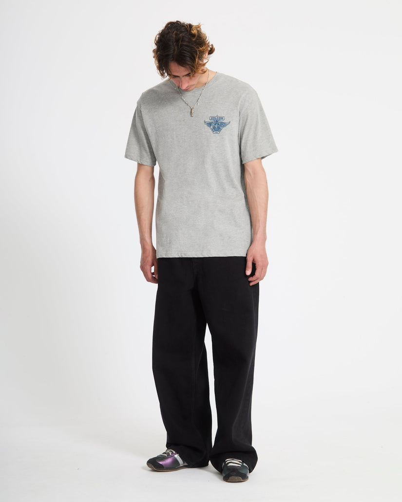 Camiseta Free Wheel - Heather Grey