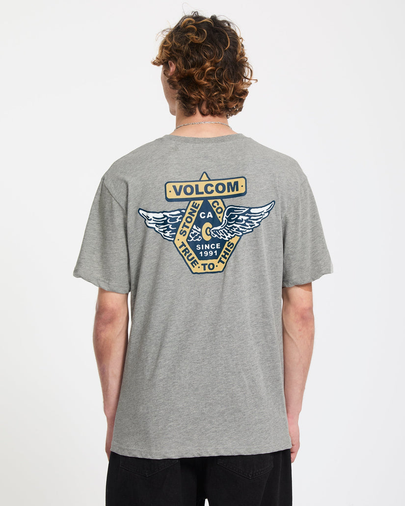 Camiseta Free Wheel - Heather Grey