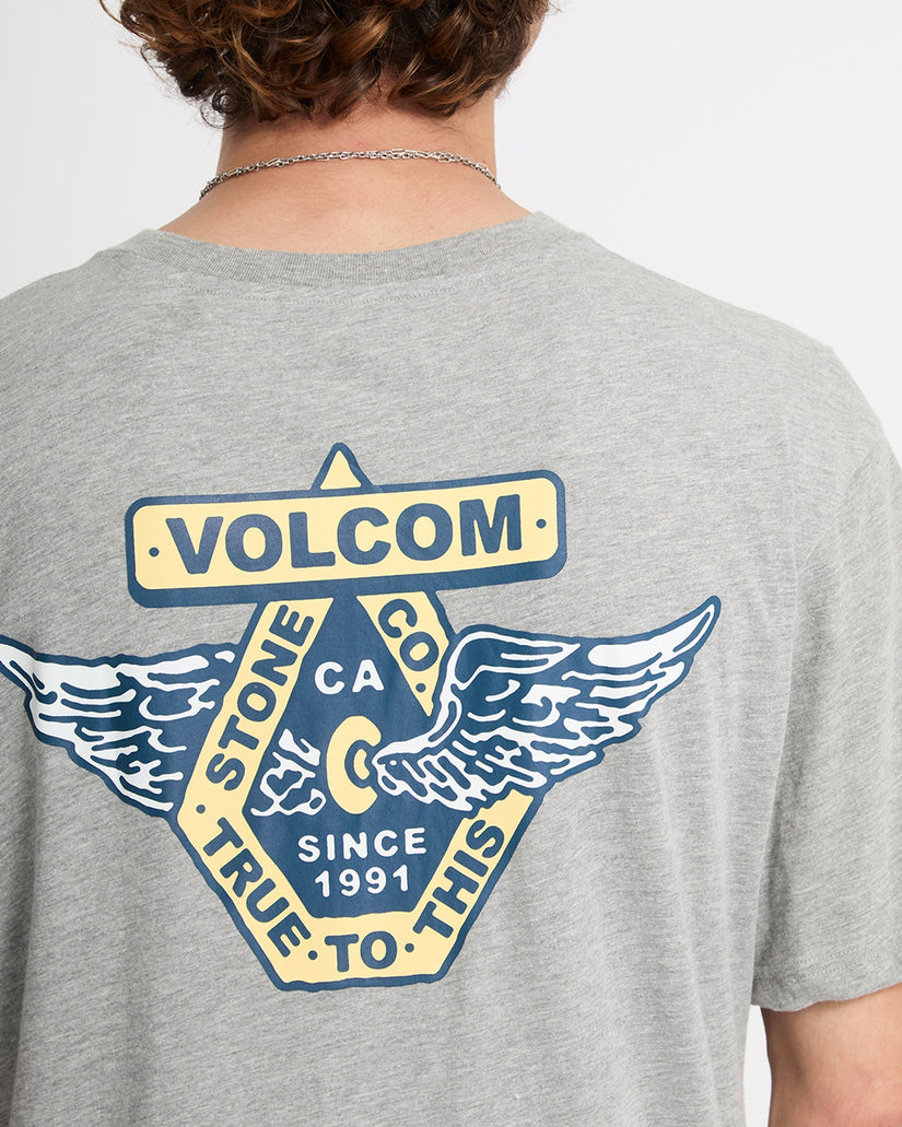 Camiseta Free Wheel - Heather Grey