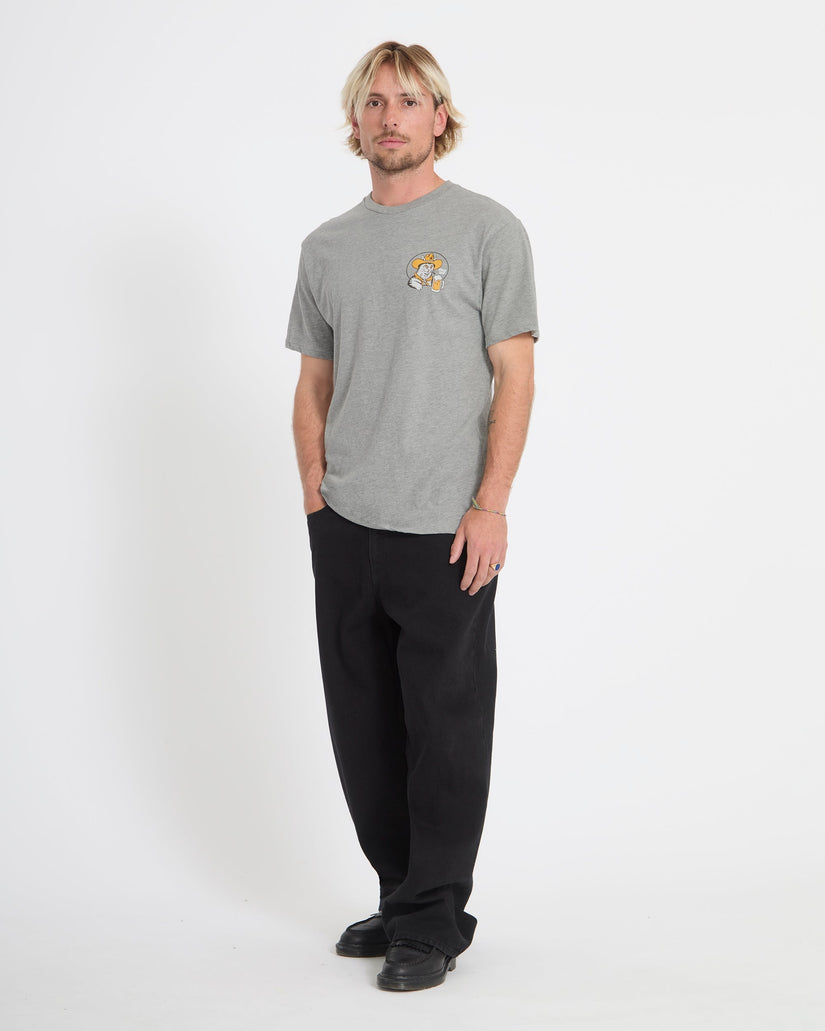 Camiseta Meowdy - Heather Grey