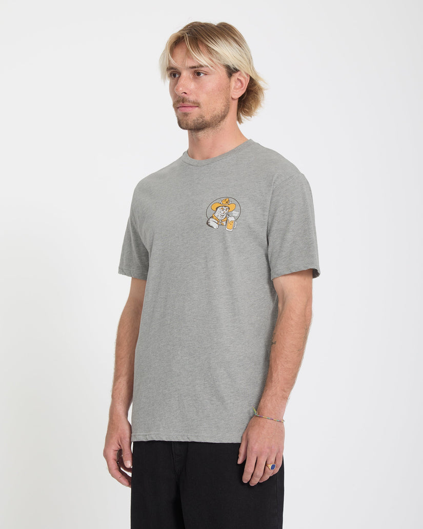 Camiseta Meowdy - Heather Grey
