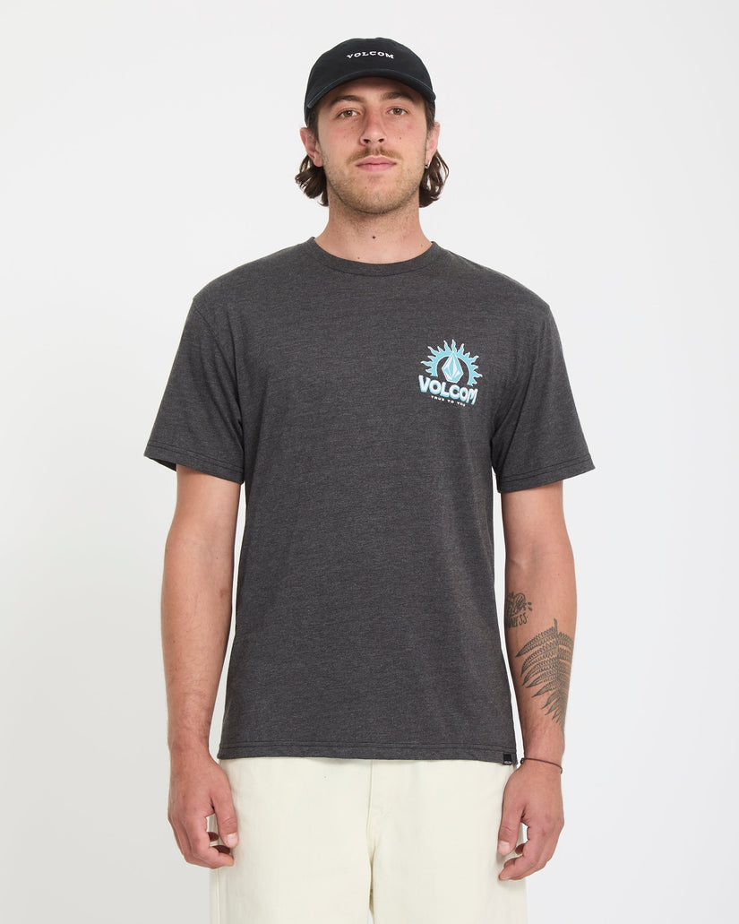 Camiseta Solstice - Heather Black