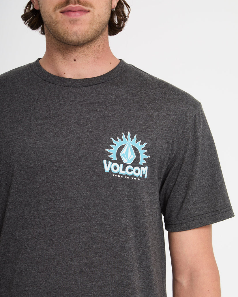 Camiseta Solstice - Heather Black