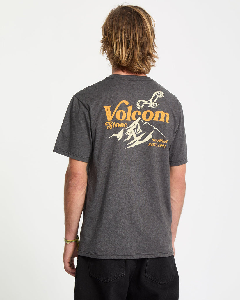 Camiseta Back Country - Heather Black